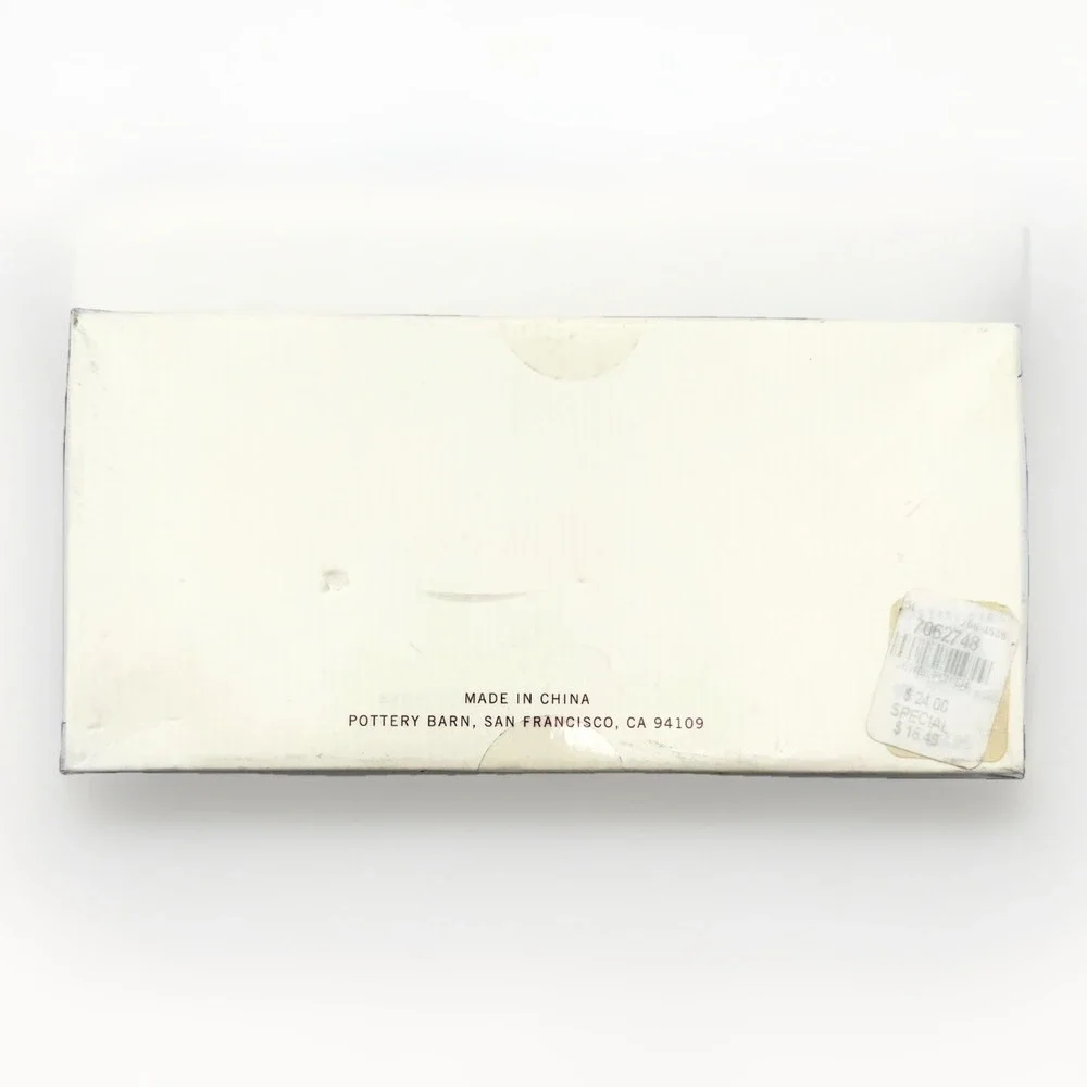 Pottery Barn Jewel Placecard Holders Set of 4, 20 Blank Cards Multicolor Jeweled